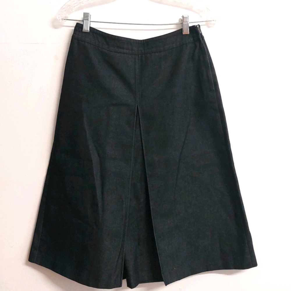 A.P.C denim mid length skort